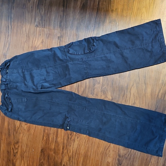 Brandy Melville Navy Cargo Pants, One Size - Picture 2 of 8